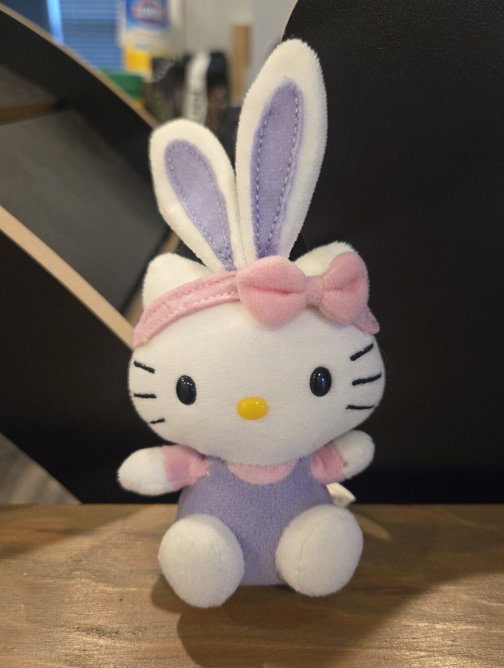 Hello Kitty Ty Easter Bunny Plush in White, Pink & Lavender Retro